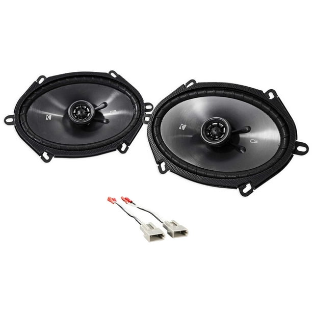 Kicker 6x8" Front+Rear Car Speaker Replacement Kit For 1995-2003 Ford Windstar